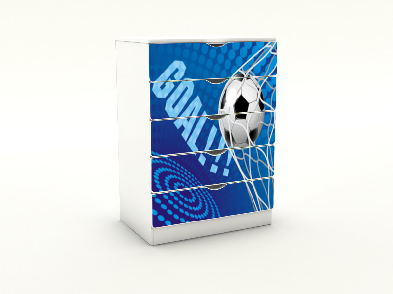 Becks komoda Futbal modrý